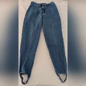 Vintage Cap Ferrat High Waist Jeans with Stirrups Size 9/10